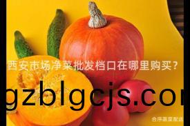 西(xi)安市場淨菜批(pi)髮檔口在(zai)哪裏(li)購(gou)買？